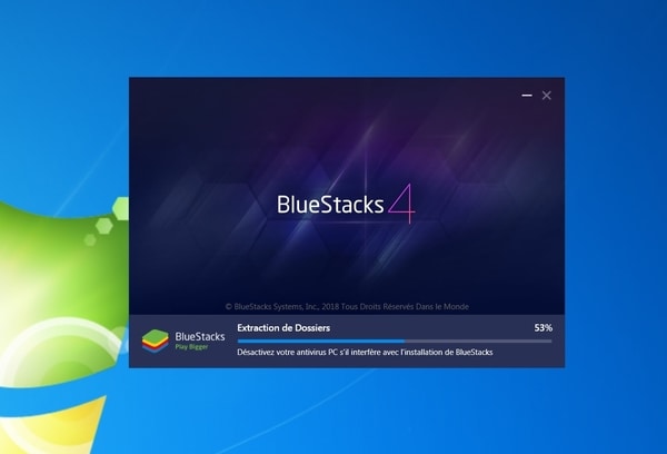 Install of BLuestacks